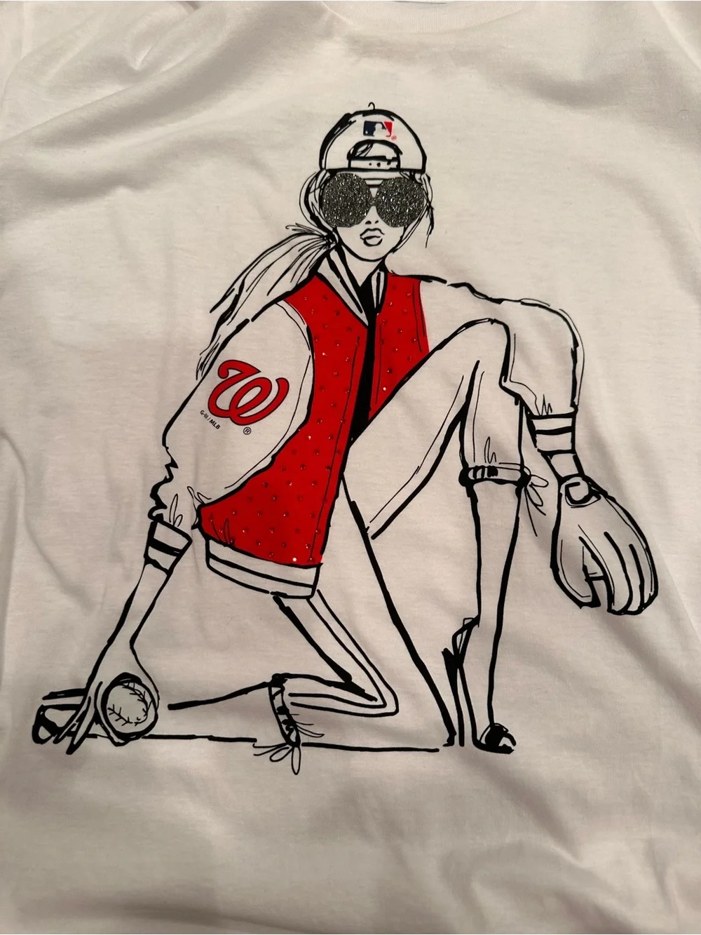 Washington Nationals Graphic Tee Baseball MLB Short Sleeve Graphic Sz XL - Picture 5 of 8